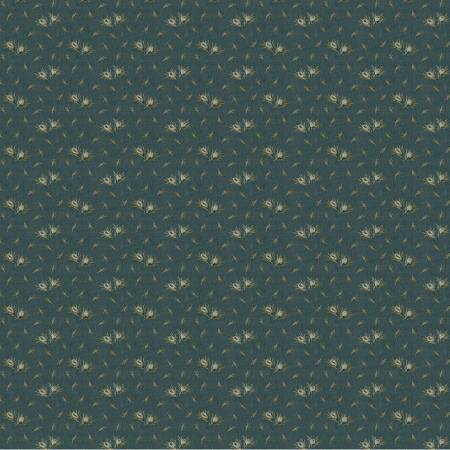 Garden Tale Navy Flower Bud Fabric