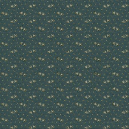 Garden Tale Navy Flower Bud Fabric