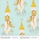 Heather Ross Favorites - Rapunzel - Aqua - Yardage