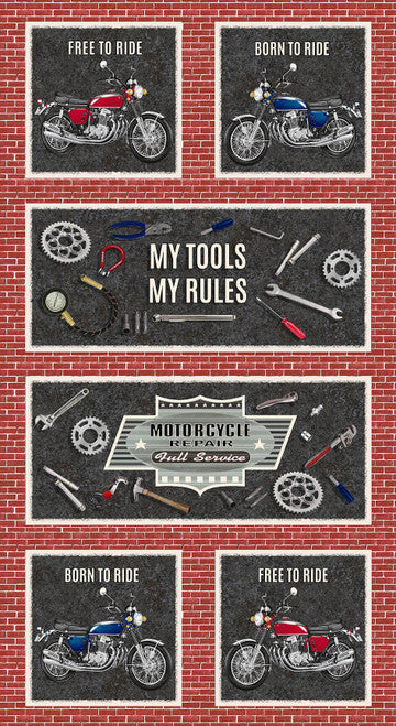 My Tools My Rules Brick Panel