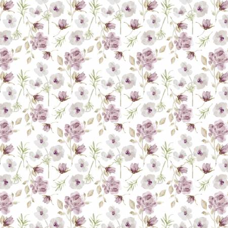 Morning Lilac Posy Multi Fabric
