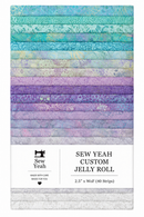 Presale Tonga Mermaid Full 40 piece Custom Jelly Roll (2.5" Strips)