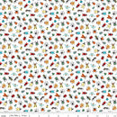 Happy Haven - Bug Life - White - Yardage