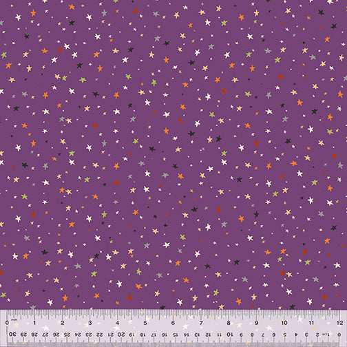 Scaredy Cats Purple Twinkle Fabric