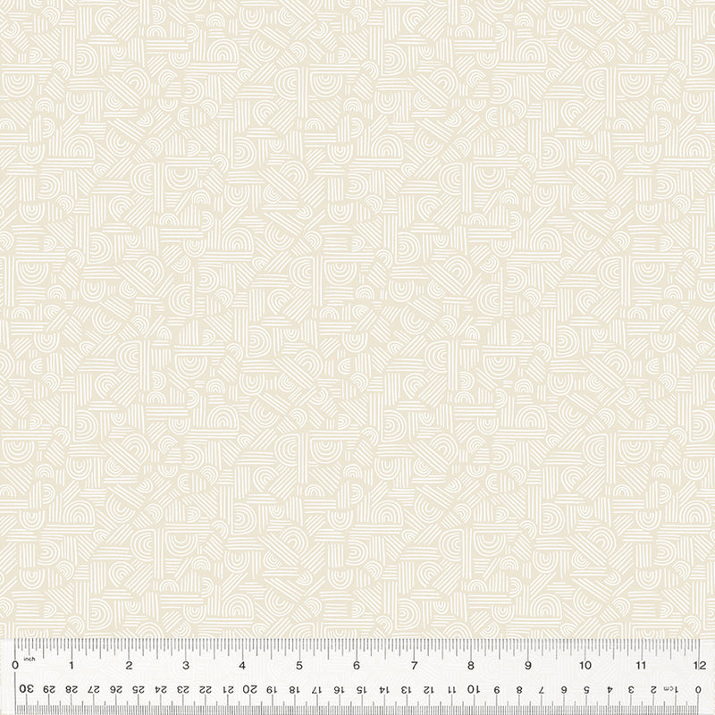 Creme De La Creme Labyrinth Creme Fabric