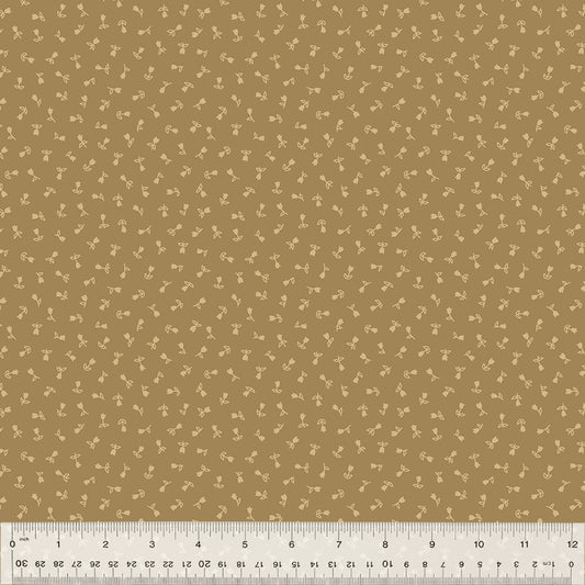 Creme De La Creme Bud Caramel Fabric