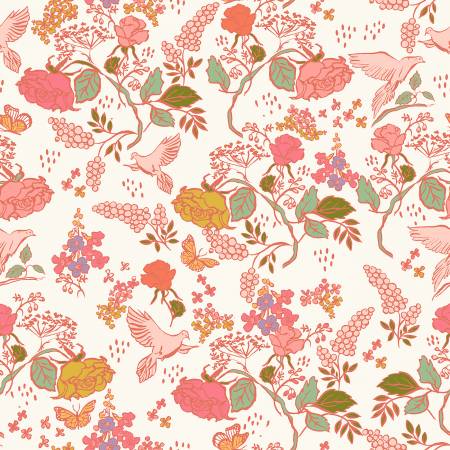 In the Garden In the Garden Ivory Fabric