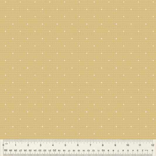 Creme De La Creme Diamond Row Au Lait Fabric
