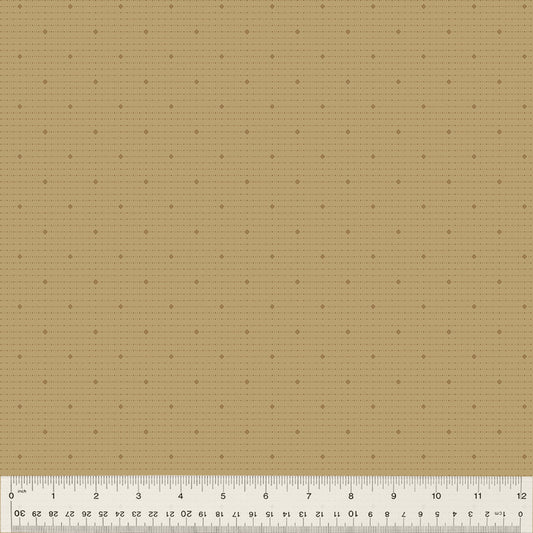 Cream De La Cream Diamond Row Almond Fabric