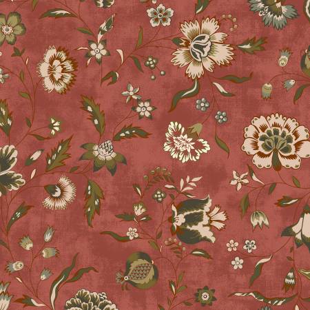 Garden Tale Pomegranate Flourish Fabric