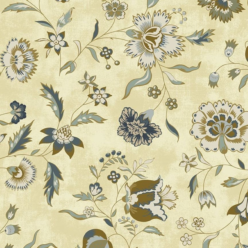 Garden Tale Flourish Moonstone Fabric