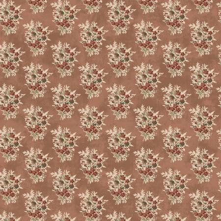 Garden Tale Dusty Rose Petite Bouquet Fabric