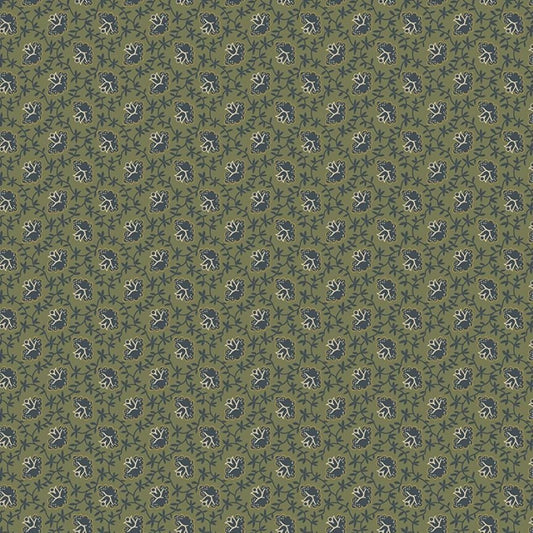 Garden Tale Intertwine Olive Fabric