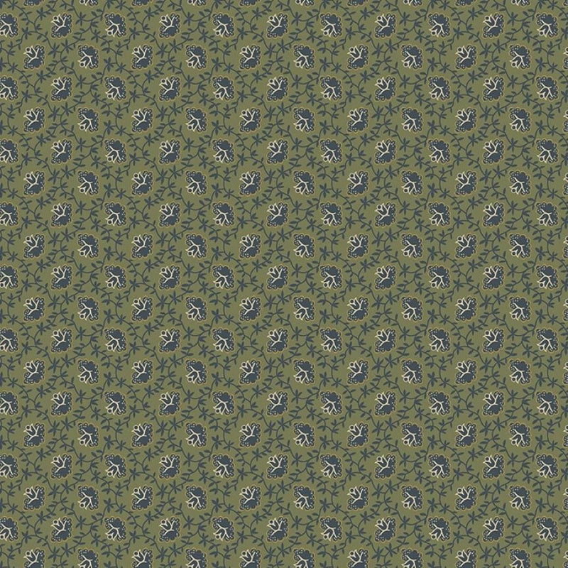 Garden Tale Intertwine Olive Fabric