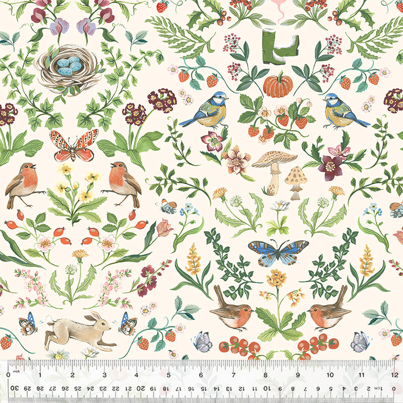 Robin Robin's Nest Ivory Fabric