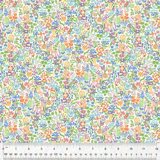 Robin Ditsy Garden Ivory Fabric