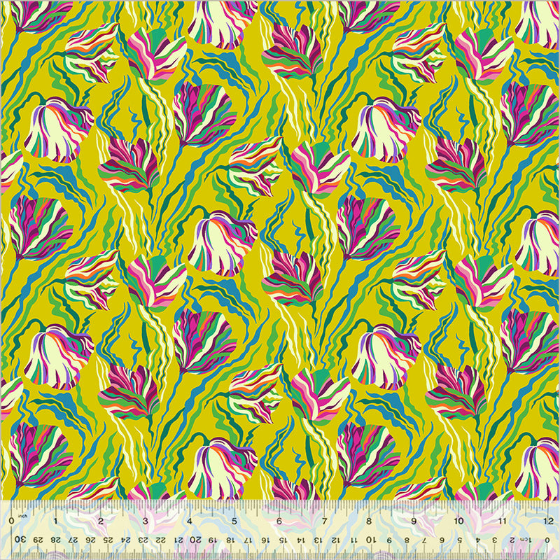 Botanica Tulip Chartreuse Fabric