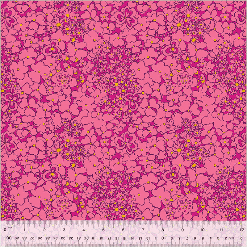 Botanica Periwinkle Magenta Fabric