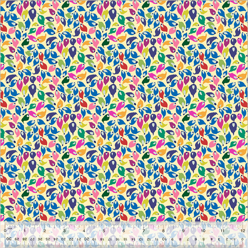 Botanica Summer Leaves Macadamia Fabric