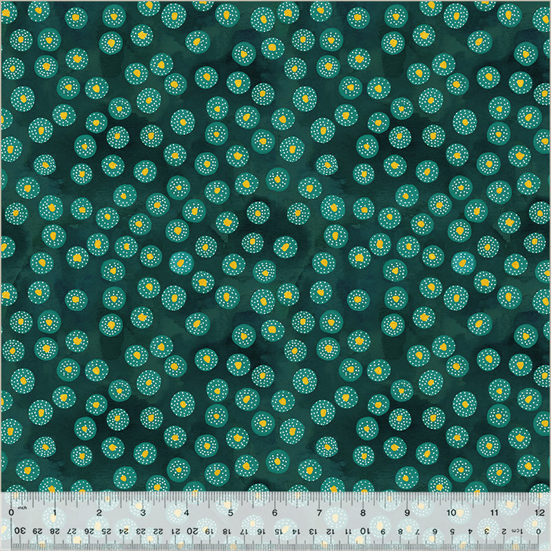 Ebb & Flow Metallic Spritz Jungle Fabric