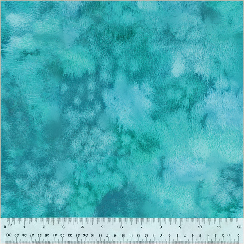 Ebb & Flow Turquoise Saltaire Fabric