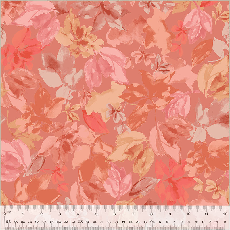 Lush Basics Coral Fabric