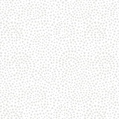 Icing White on White Love Burst Fabric