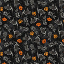 Hallow's Eve Spooky Cats Night Fabric