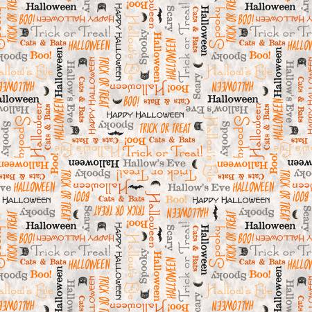 Ghost Trick or Treat Halloween Fabric
