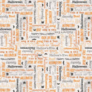 Ghost Trick or Treat Halloween Fabric