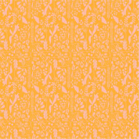 Insectarium Meander Orange 54657-16 Yardage