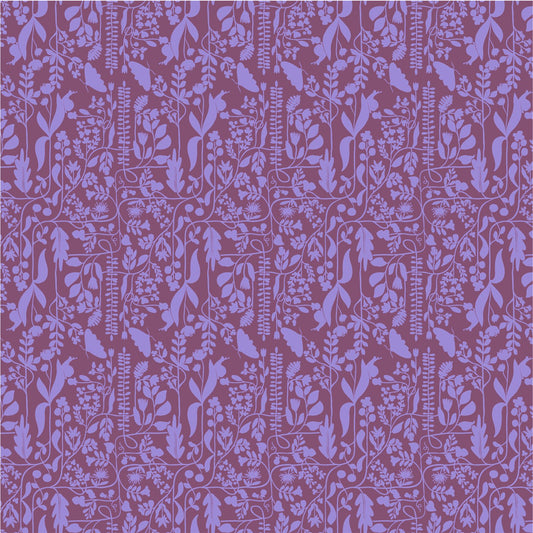 Insectarium Meander Plum 54657-17 Yardage