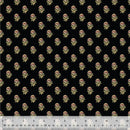 Circa: Turkey Red Corsage Black Fabric