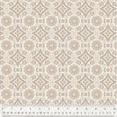 Dwell - Garden Tile - Cream - Yardage