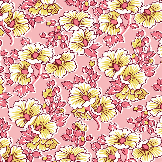 Merry-Go-Round- 54789-4-Pink Buttercup-YARDAGE