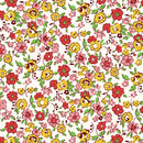 Merry-Go-Round 54791-1 Red Flowing Flowers Yardage