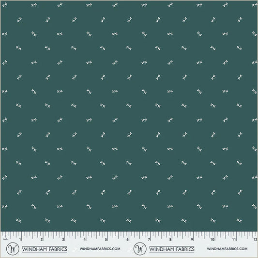 Front Porch - Sprinkled Leaves - Spruce - Yardage