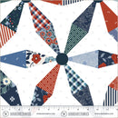 Front Porch - Spinning Daisies Wholecloth - Multi - Yardage