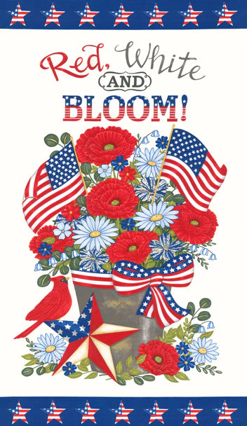 Red White and Bloom panels