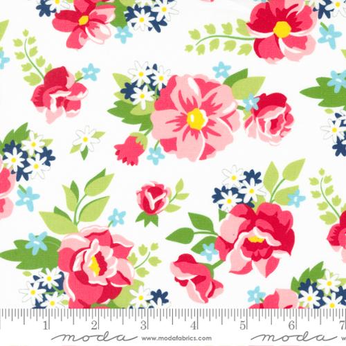 Berry Basket Sugar Big Blooms Fabric