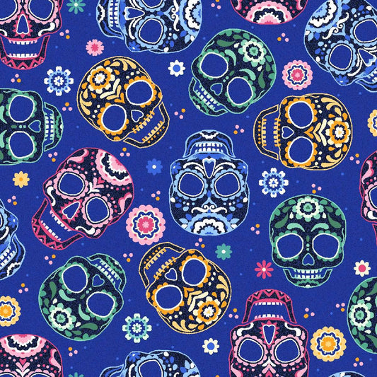 Day of the Dead -Mini Skulls Blue OA598651