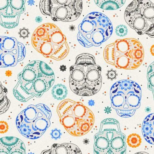 Day of the Dead -Mini Skulls Off White OA598652