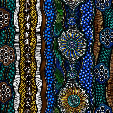 OF Baiame's Spirit 598391 Stripe Blue