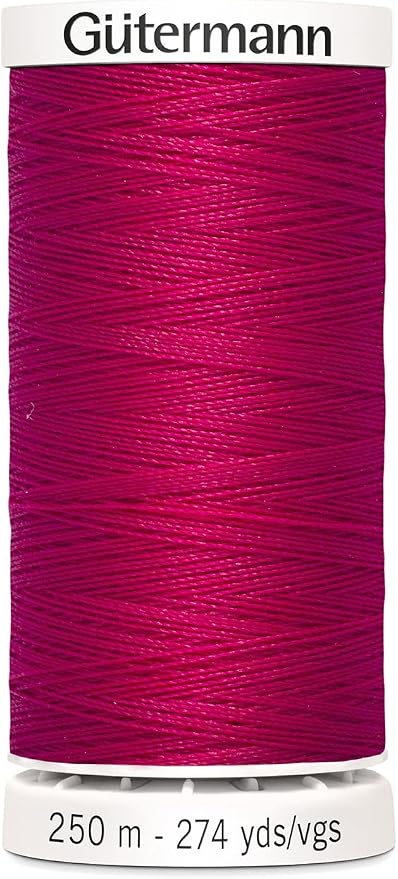 Gutermann - Polyester All Purpose Thread - 250 m/274 yds - #345 - Raspberry