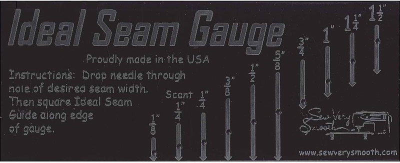 Ideal seam gauge