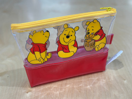 Clear Vinyl Bag #62 - Winnie the Pooh with Red Base