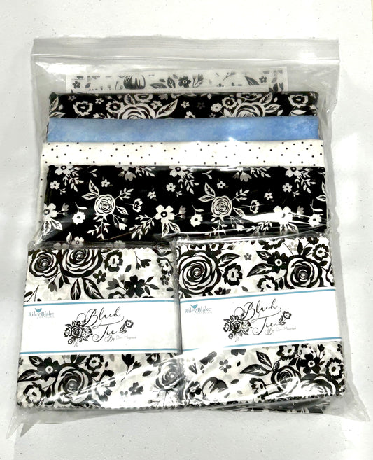 Black Tie Affair Quilt Kit 58.5" x 72"