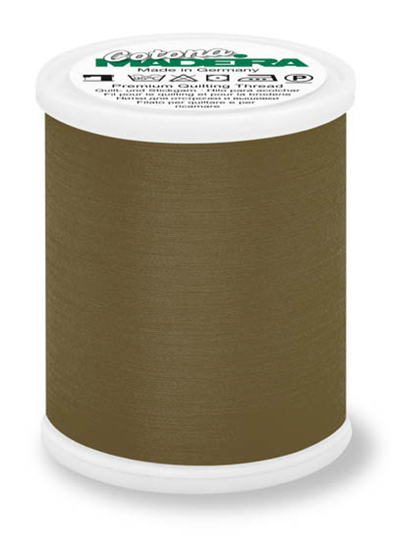 Madeira 1000m Cotton Dark Olive Thread