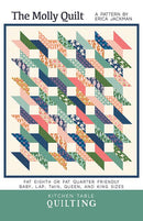 The Molly Quilt Pattern - Collection Sparkly Christmas Batik 64"x 75" - Quilt Kit