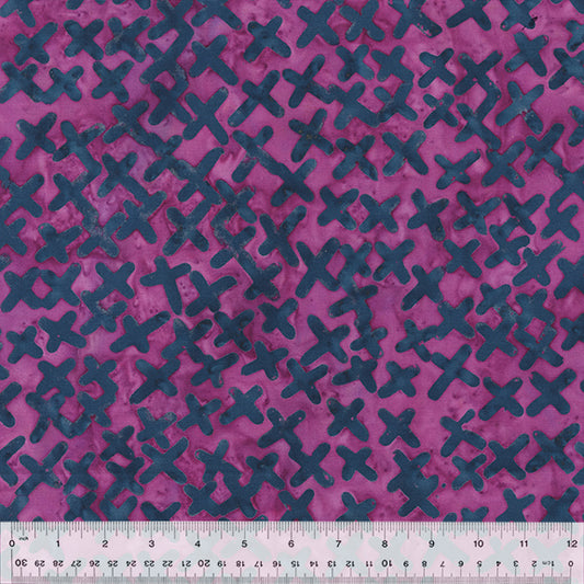 Found Batik Orchid Xs Fabric